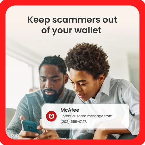 Vista 2 de McAfee + Advanced Family 2023 Dispositivos ilimitados Protección avanzada de identidad y privacidad Control parental Suscripción de 1 año