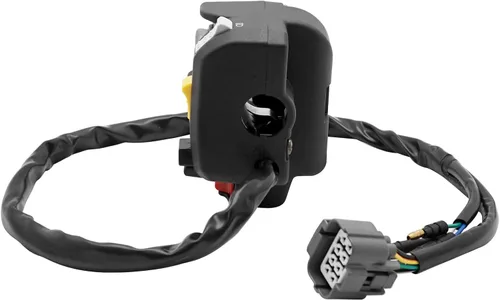 Vista 6 de Interruptor de control de manillar compatible con Honda Recon 250 ES TRX250-TE Interruptor de botón de arranque y parada de faros delanteros
