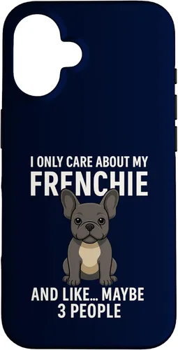 Vista 31 de I Care About My Frenchie & 3 People French Bulldog Owner Case for iPhone XR