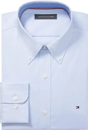 Vista 3 de Tommy Hilfiger Camisa de vestir para hombre Slim Fit Stretch Oxford