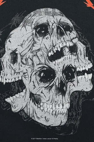 Vista 3 de Metallica Parche trasero Calaveras