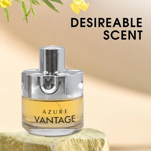 Vista 6 de AFLUXE Colonia para hombres Azure Vantage Set Maravilloso Multi Perfumado Eau de Toilette con vaporizador natural Perfume para hombres para todo