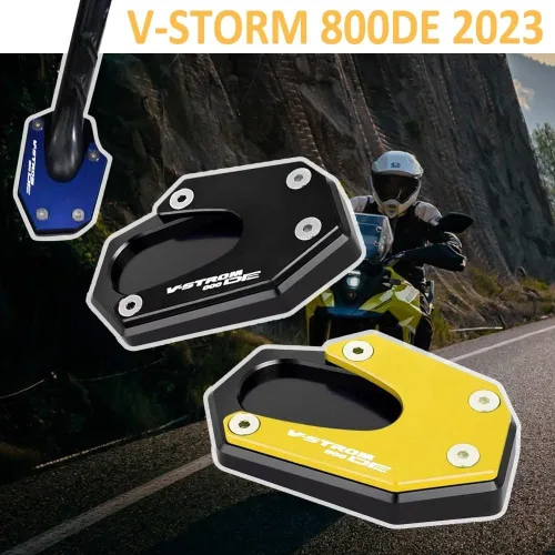 Vista 2 de Soporte lateral de motocicleta para Suzuki V-Storm 800DE VSTROM 800DE V-Strom 800DE V-Strom 800de V-Strom 800de (color : 03)