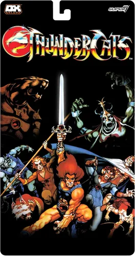 Vista 3 de Super7 Deluxe Thundercats Tygra - Figura de acción de Thundercats de 7" con accesorio, coleccionables de dibujos animados clásicos y juguetes retro