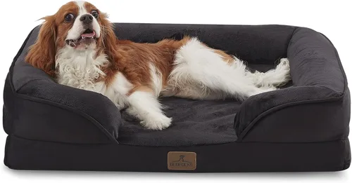 Vista 14 de Bedfolks - Cama ortopédica extra pequeña para perros, cama de sofá impermeable para perros pequeños y gatos, sofá de espuma en forma de huevo