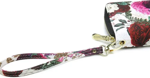 Vista 162 de Cartera de mano para mujer, estilo bohemio, con RFID, elegante, espaciosa con correa para viajes, capacidad para tarjetas, teléfono, dinero