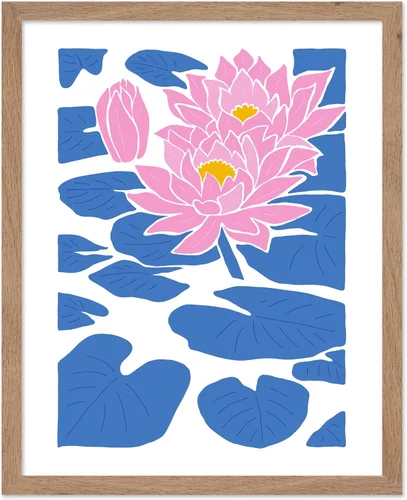 Vista 41 de Poster Master Póster de gato – Estampado floral retro – Arte de flores – Arte colorido de gato – Arte bohemio chic – Arte abstracto genial – Arte