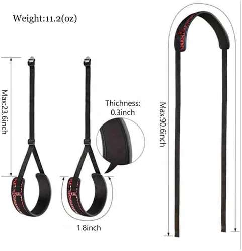 Vista 2 de Correas de sujeción para piernas para mujeres, juguetes sexuales, accesorios sexuales para parejas adultas, juegos de regalo sexy, herramientas