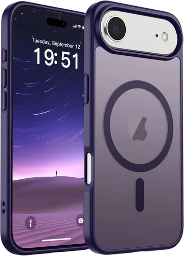Vista 170 de SUPFINE Funda magnética para iPhone SE 2022 (3ª)/2020 (2ª), iPhone 8 (compatible con MagSafe) (protección contra caídas de grado militar), funda