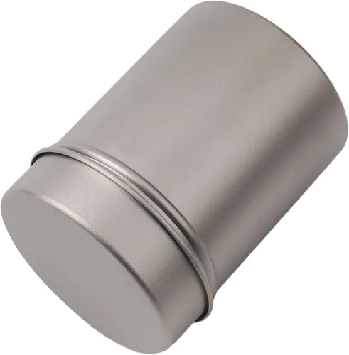 Vista 3 de Titanium Small Tin Can Box Canister Tea Tins 280ml/9.4oz Coffee Tins Food Storage Container for Tea,Coffee, Herb, Candy, Chocolate, Sugar, Spices