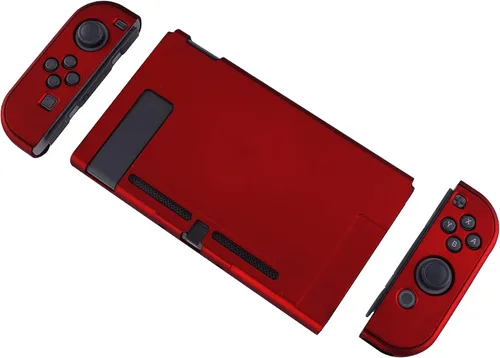 Vista 8 de eXtremeRate PlayVital - Carcasa trasera para consola Nintendo Switch, controlador de mano NS Joycon protector separable, carcasa dura, funda