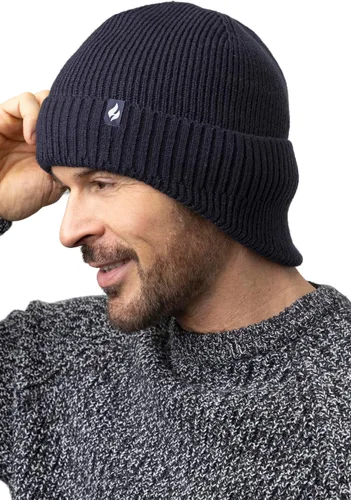 Vista 4 de Gorro térmico de lujo de expedición de acrílico para hombre para invierno