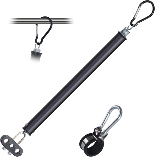 Vista 10 de Cheemuii Kit de Resorte Tensor Doble de 16" con Soporte para Manguera de Remolque, Resorte Tensor Resistente para Kit de Líneas de Aire de Camión