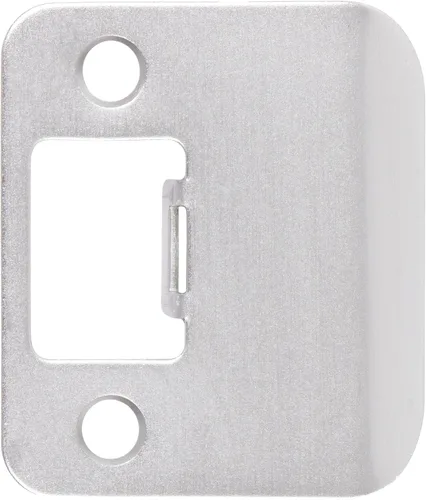 Vista 43 de Placa de impacto de esquina redonda con reborde extendido, 2-1/4" x 1-1/2", (2" de longitud total), latón antiguo de Stone Harbor Hardware