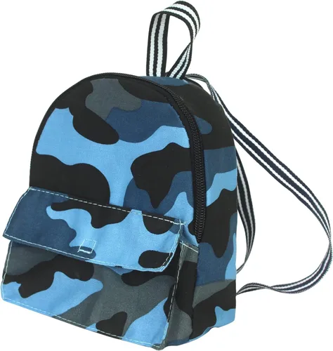 Vista 6 de Sophia's Mochila con cremallera y bolsillo frontal tamaño para muñecas de 18", Estampado floral, Estampado floral