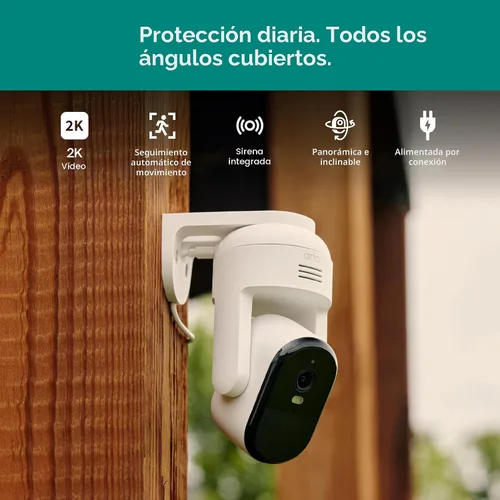 Vista 5 de Arlo Cámara de seguridad esencial para exteriores con zoom de inclinación