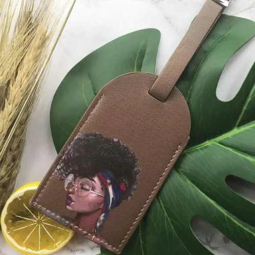 Vista 5 de Juego de portaequipajes para mujer afroamericana