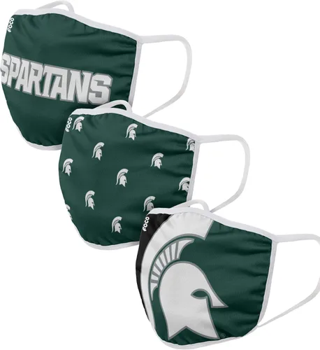 Vista 96 de FOCO - Cubrebocas universitario de la NCAA para adultos (unisex, 3 unidades)