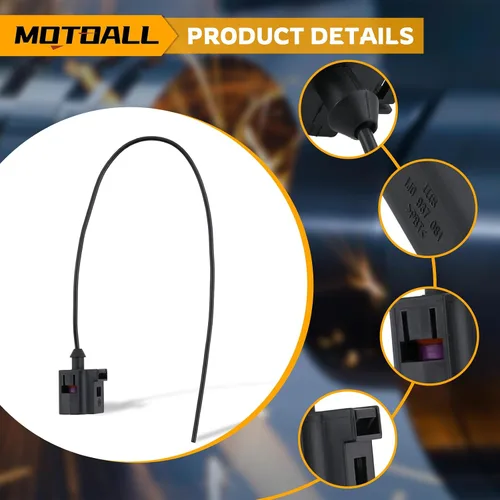 Vista 4 de MOTOALL Conector de sensor de presión de aceite con coleta 1J0 973 081 para Audi para Volkswagen 98-2016