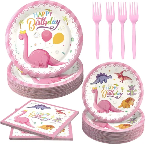 Vista 10 de Paquete de 120 piezas de suministros de fiesta de fútbol, platos de papel, servilletas, tenedores, decoración de cumpleaños para niños para 30