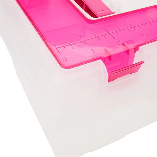 Vista 4 de Creative Options, 114-082, caja para manualidades con charola extraible de 13 pulgadas