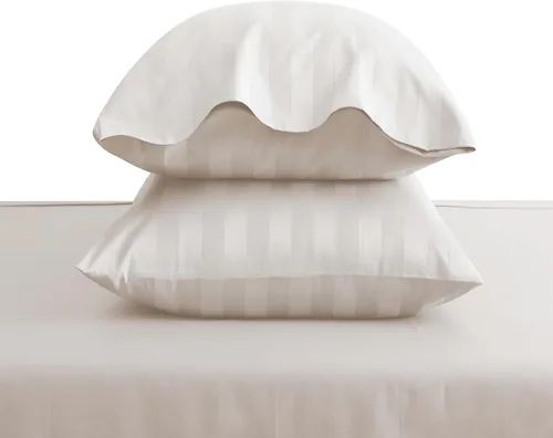 Vista 138 de Juego de 2 fundas de almohada 100% de algodón egipcio, fundas de almohada refrescantes de 400 hilos, fundas de almohada suaves y transpirables
