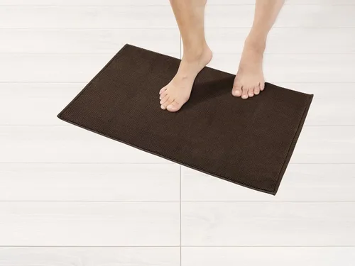 Vista 33 de American Soft Linen - Alfombra de baño antideslizante, 100% de algodón, 17 x 24 pulgadas, alfombras de baño lavables, tapetes peludos, color beige