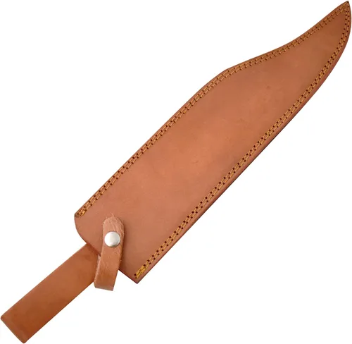 Vista 6 de Cuchillo de caza de mango de cuerno de ciervo de Montana de corona real hecho a mano de encargo