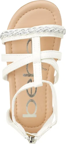 Vista 5 de bebe Sandalias para niña Sandalias de gladiador de piel sintética con trenza de purpurina (niño)