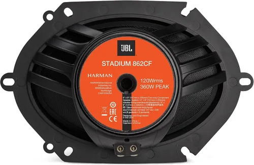 Vista 8 de JBL 6" x 8" sistema de altavoces de componentes de audio para automóviles sin parrilla