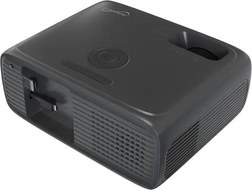 Vista 4 de Supersonic Proyector LED SC-282P Full HD 1080P con Bluetooth, 7800 lúmenes, LCD LED de 4 pulgadas, pantalla de 40 a 150 pulgadas, entradas