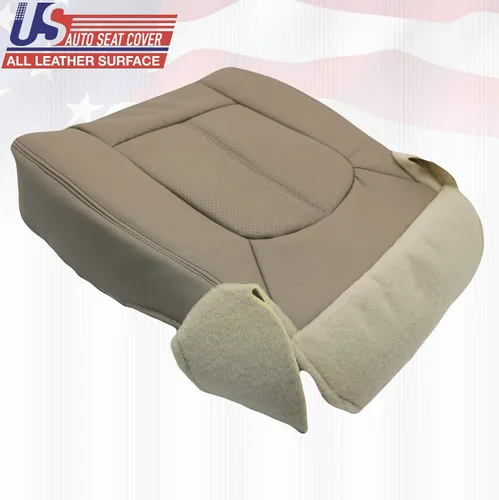 Vista 7 de 2015 2016 para Ford F250 Lariat conductor/pasajero parte inferior perforada cubierta de asiento de cuero