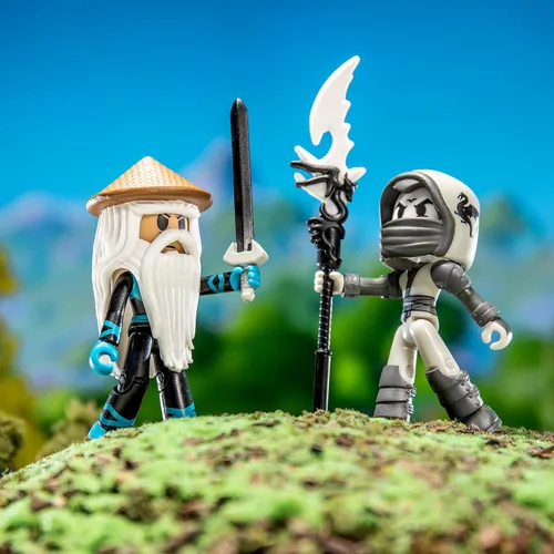 Vista 7 de DevSeries Paquete de 6 figuras misteriosas - Seis figuras de acción sorpresa de 2.75 pulgadas para mezclar y combinar, accesorios únicos y código