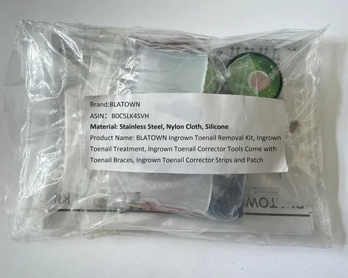 Vista 7 de Kit de eliminación de uñas encarnadas, tratamiento de uñas encarnadas, herramientas correctoras de uñas encarnadas vienen con soportes para uñas