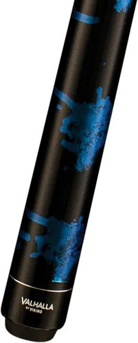 Vista 2 de Viking Valhalla 200 Series Pool Cue 58" Billiards Stick Pick Your Design Negro