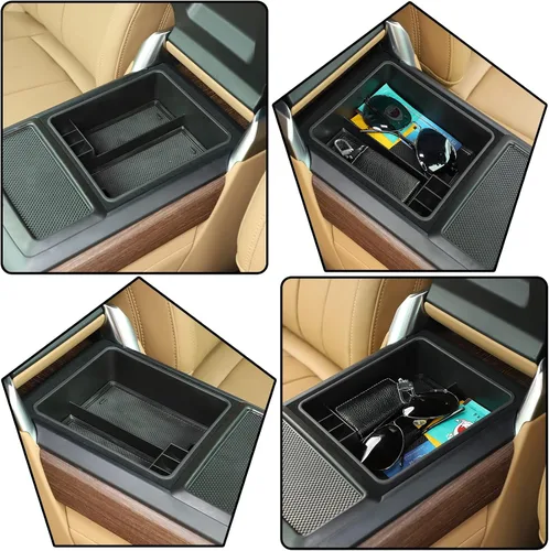 Vista 5 de HAPPYHORSE Organizador de reposabrazos de automóvil, caja de almacenamiento compatible con Land Rover Range Rover Sport/Vogue 2023-2026 reposabrazos