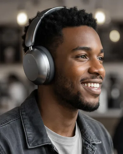 Vista 11 de Wentronic Y04 - Audífonos inalámbricos Bluetooth sobre la oreja, sumérgete en cada ritmo con cancelación activa de ruido y sonido de alta