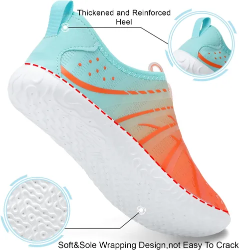Vista 2 de Spesoul Zapatos acuáticos transpirables de secado rápido para mujer y hombre, calcetines acuáticos suaves para senderismo, natación, playa, surf