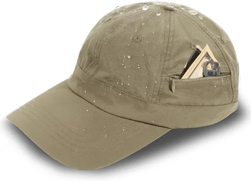 Vista 14 de Gorra de béisbol impermeable para hombre, sombrero de lluvia plegable para correr al aire libre, sombrero de pesca solar