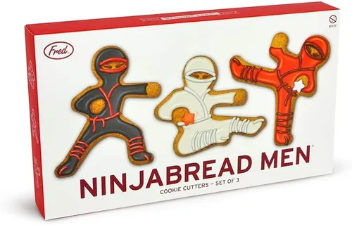 Vista 3 de Genuine Fred NINJABREAD Men - Cortadores de galletas, juego de 3