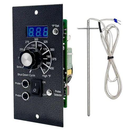 Vista 11 de Sonda de carne impermeable de repuesto, 2 unidades, compatible con parrillas de barbacoa Traeger, enchufe de 0.138 in, sondas de termostato digital