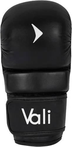Vista 2 de Vali Guantes híbridos MMA Shooter para entrenamiento de combate de agarre en artes marciales
