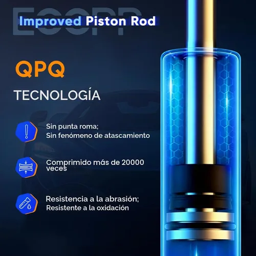 Vista 4 de ECCPP 2 piezas de soportes de elevación amortiguadores para Ford para Escape 2008-2012