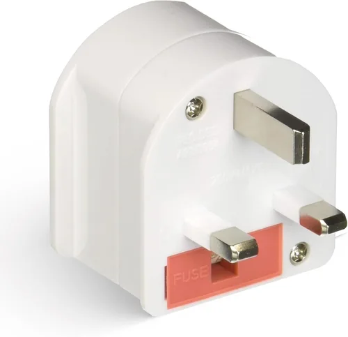 Vista 10 de Ceptics SA-EU Sudáfrica a Europa Schuko adaptador de enchufe conectado a tierra (250V - Max 13A)