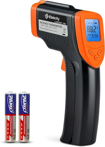 Vista 12 de Etekcity Termómetro infrarrojo láser pistola de temperatura 1080, -58°F ~ 1130°F para carne, alimentos, dulces, pizza, horno, pistola de calor