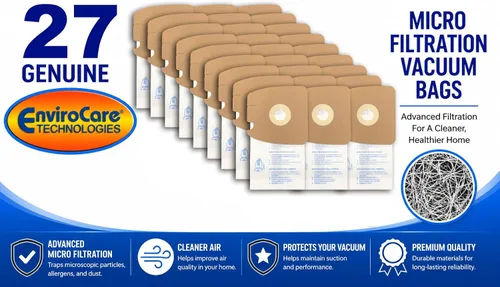 Vista 3 de EnviroCare Bolsas de vacío de repuesto para envases Eureka Style MM Eureka Mighty Mite serie 3670 y 3680, 27 bolsas (153-9-3)