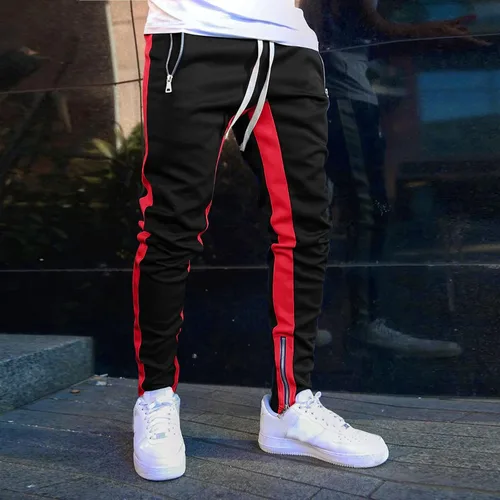 Vista 5 de Pantalones de pijama para hombre, pantalones de pana color caqui, pantalones de trabajo al aire libre para hombre