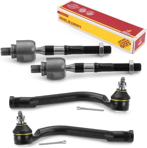 Vista 218 de Metrix Premium Chassis Parts - Kit de 4 piezas de extremos de barra de acoplamiento frontal exterior e interior compatible con Nissan Pathfinder