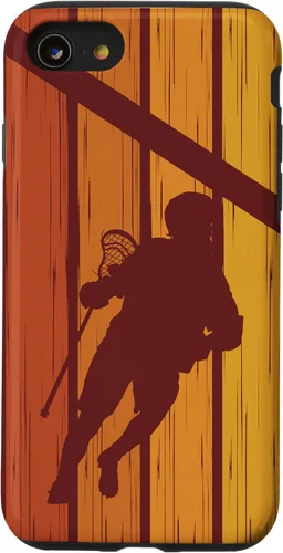 Vista 13 de iPhone 15 Retro Lacrosse Goalie Goalkeeper - Vintage Lacrosse Goalie Case