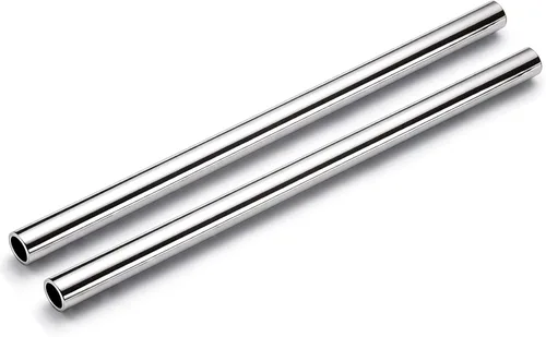 Vista 9 de Tubo de acero inoxidable OD 316 de 1 pulgada de longitud, tubo de acero recto redondo de 12 pulgadas de largo, tubo de metal industrial (2 piezas)